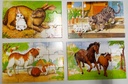 Coffret de 4 puzzles en bois animaux