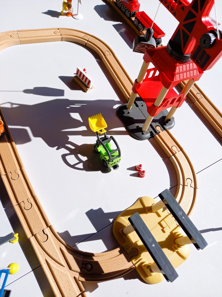 Set de chemin de fer, chantier - PLAYTiVE 