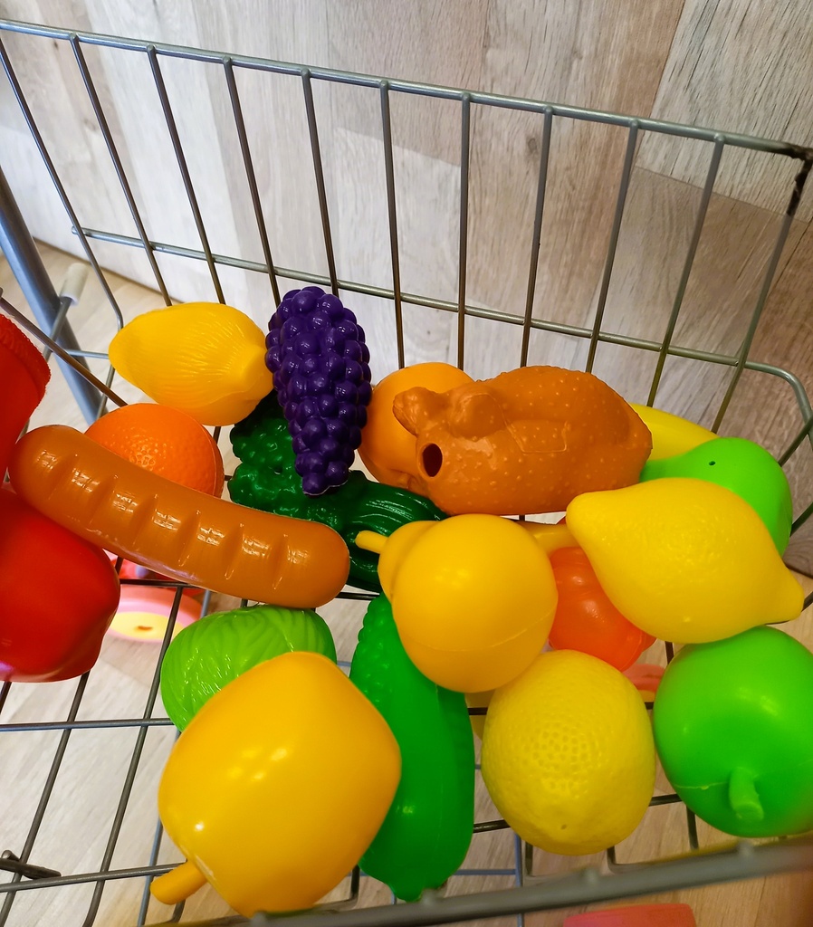 Les courses dans le caddie !