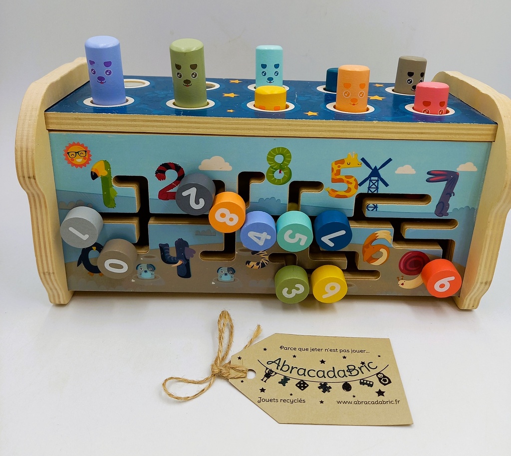 Jouet éducatif en bois 