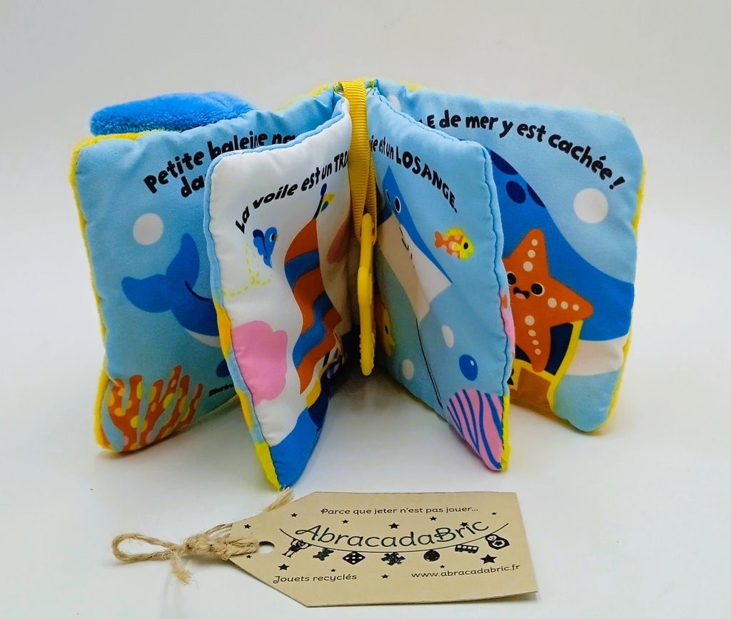 Livre doudou sensoriel en tissu