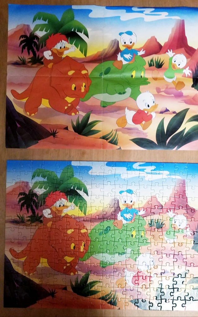 Puzzle "le grand prix des dinosaures"- 200p - NATHAN 
