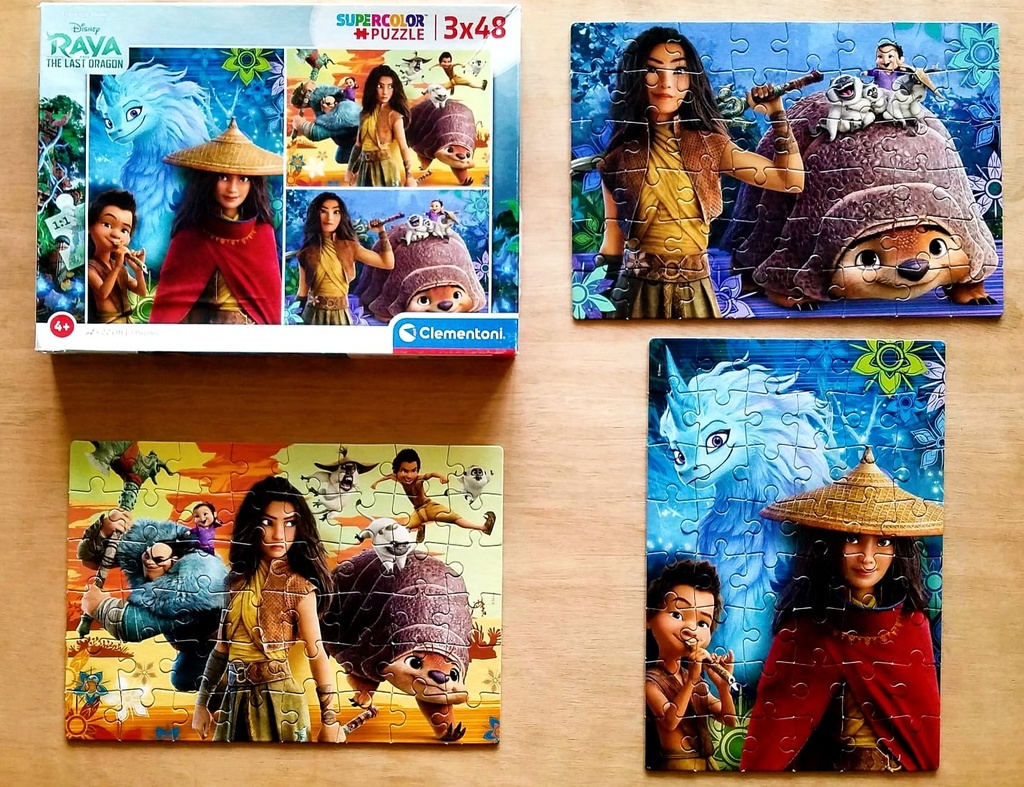 Puzzle "Raya and the last dragon" 3x48p - CLEMENTONi 