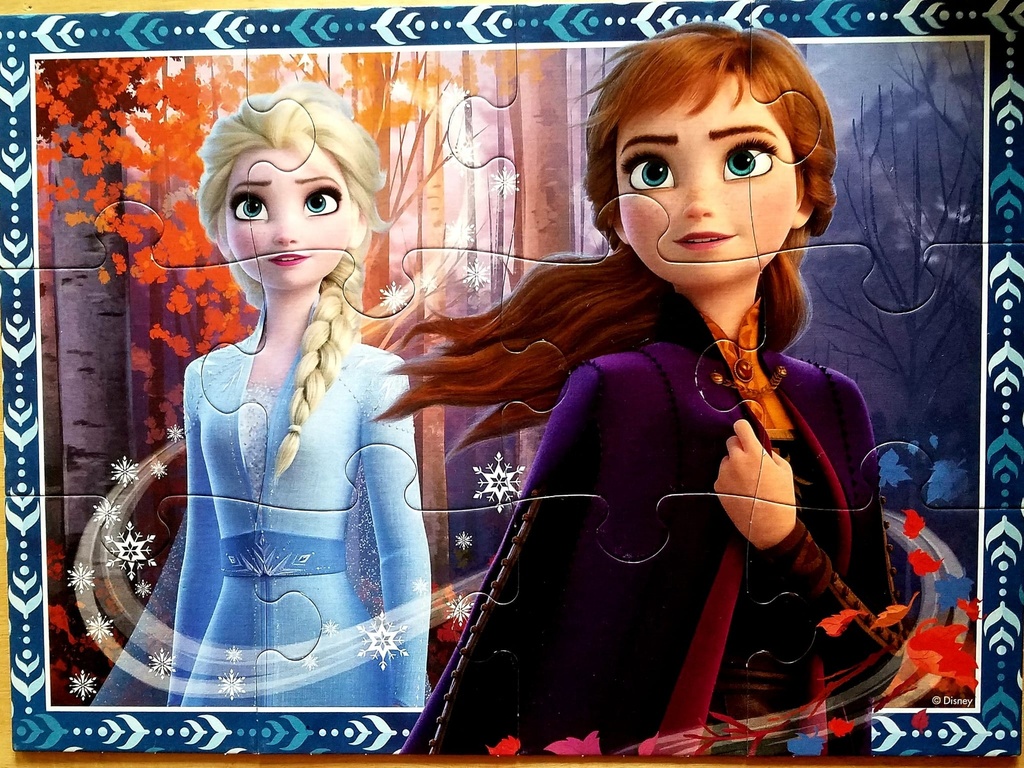 Puzzle frozen 4x12p,20p,30p,36p - JUMBO