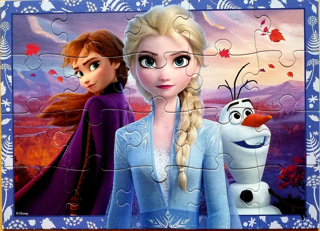 Puzzle frozen 4x12p,20p,30p,36p - JUMBO