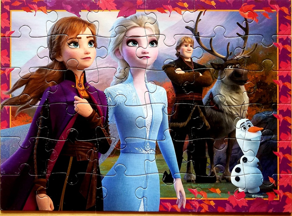 Puzzle frozen 4x12p,20p,30p,36p - JUMBO