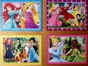 Disney princess 4x 12p,16p,20p,24p - RAVENSBURGER 
