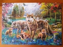 Puzzle loup et lac de fantasie - EUROGRAPHiCS
