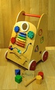 Chariot de marche et activités en bois - OXYBUL