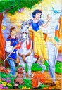Puzzle "Blanche neige et les septs nains" - CLEMENTONi 