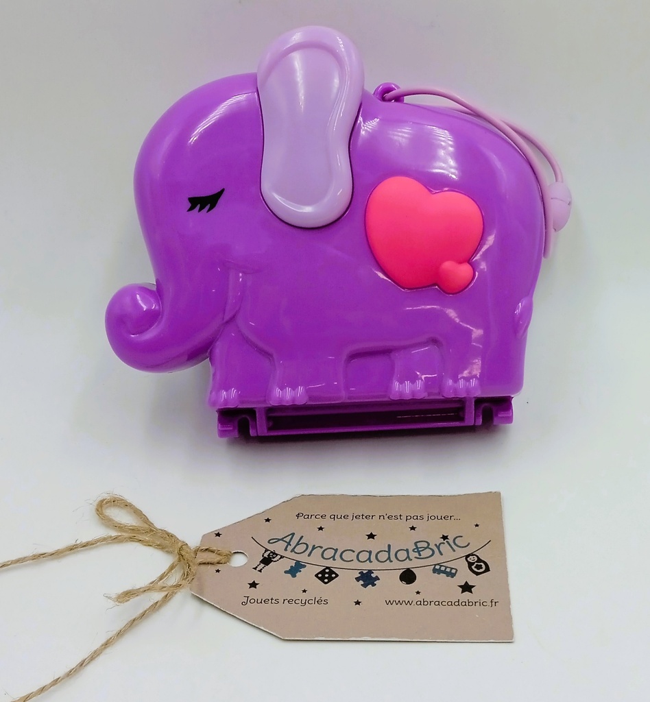 Coffret Polly Pocket "Zoo éléphant" - MATTEL