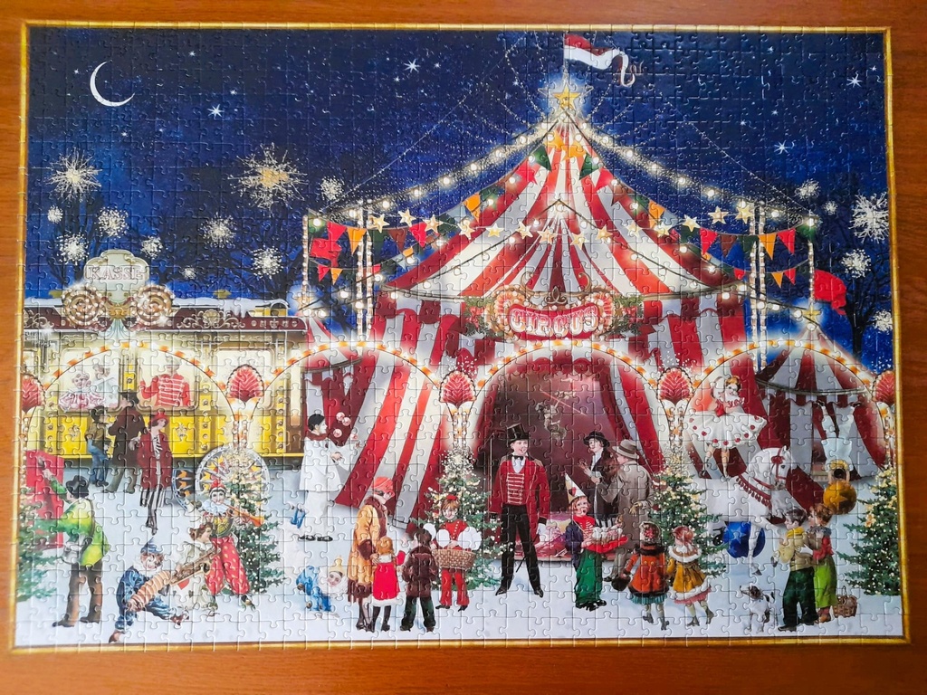 Puzzle "Cirque de Noël d''antan" 1000p - RAVENSBURGER  