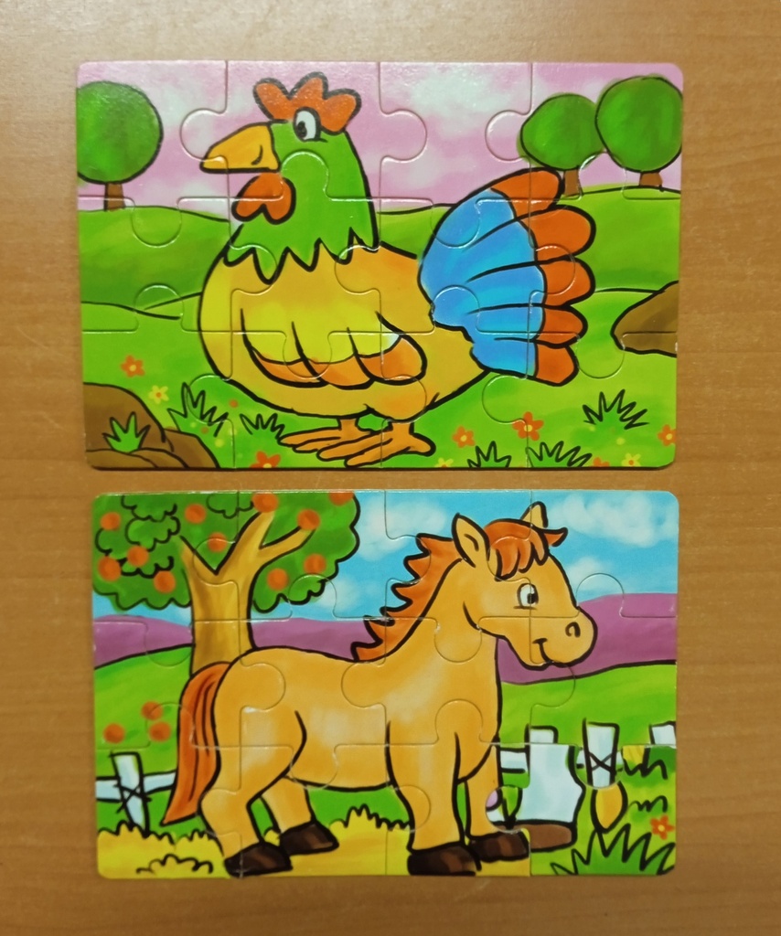 Puzzles animaux de la jungle 