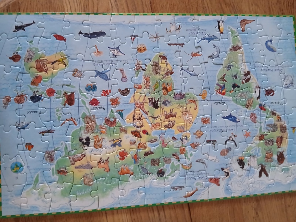 Puzzle observation 100p le monde - DJECO