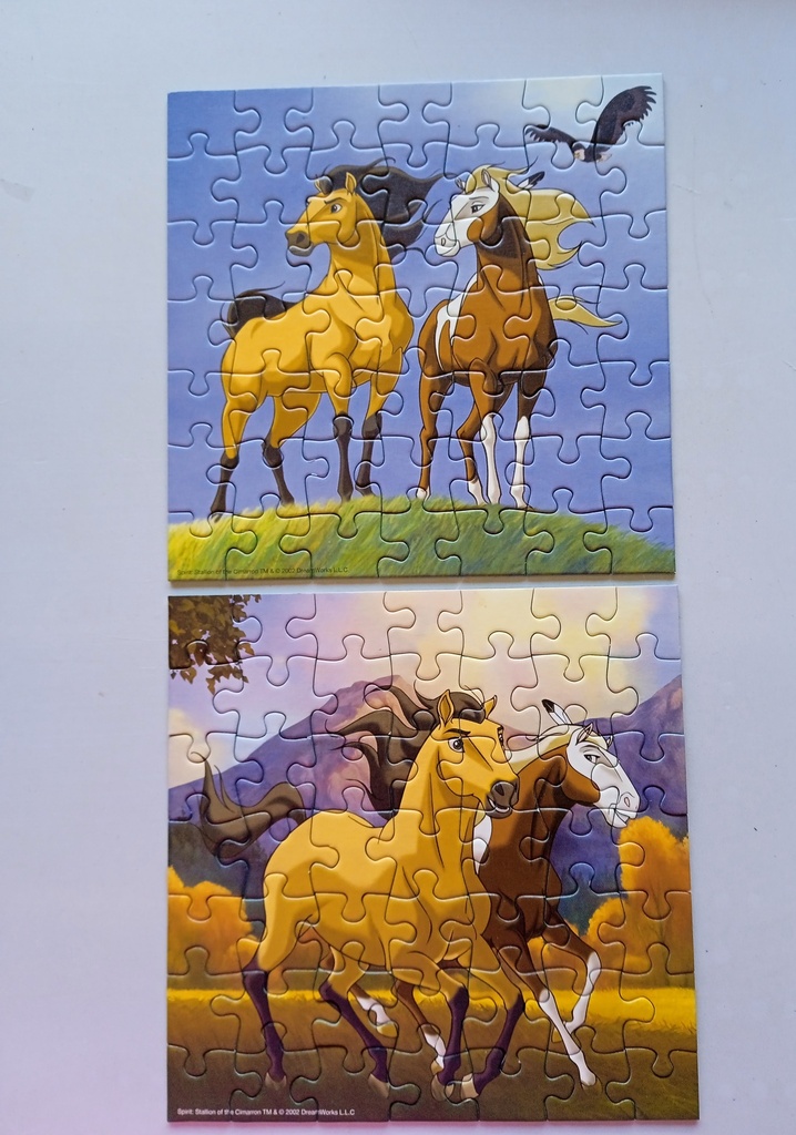 Puzzle "Spirit, fier Mustang" 2x49p - RAVENSBURGER 