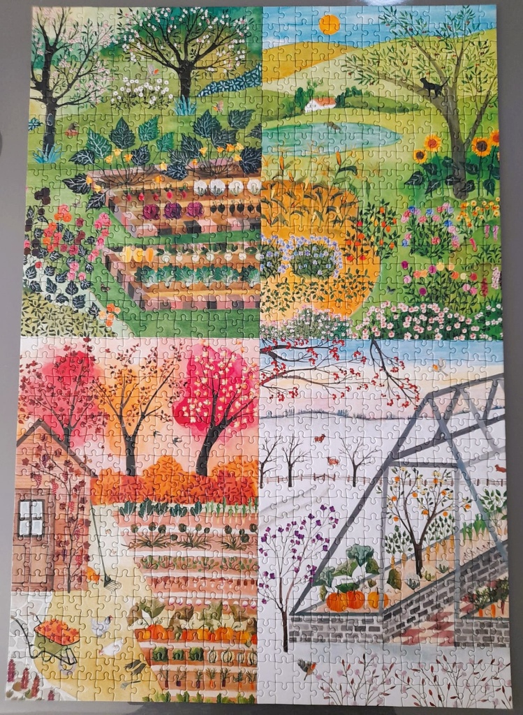 Puzzle les quatre saisons 1000p - MARABOUT