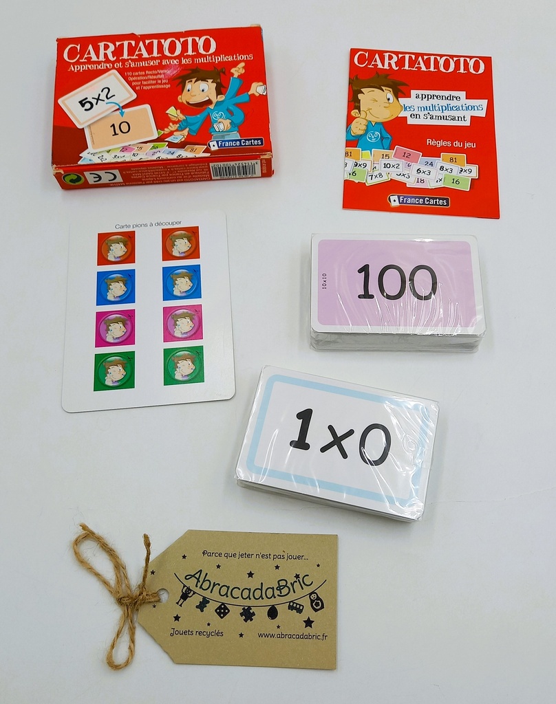Cartatoto "Apprendre et s'amuser avec les multiplications" - FRANCE CARTES 