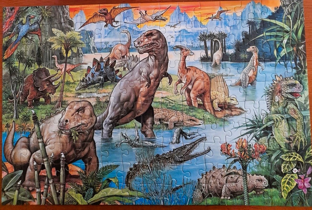 Puzzle animaux de la préhistoire 150p - RAVENSBURGER 