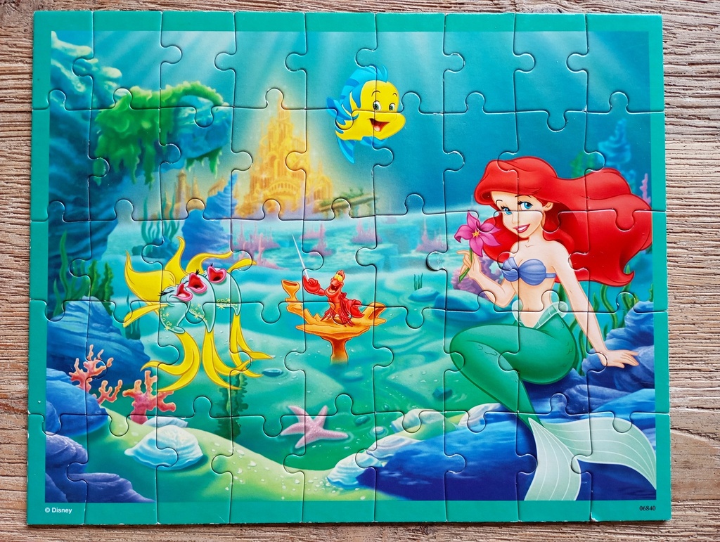 Puzzle "La Petite Sirène" 1X45 MB 