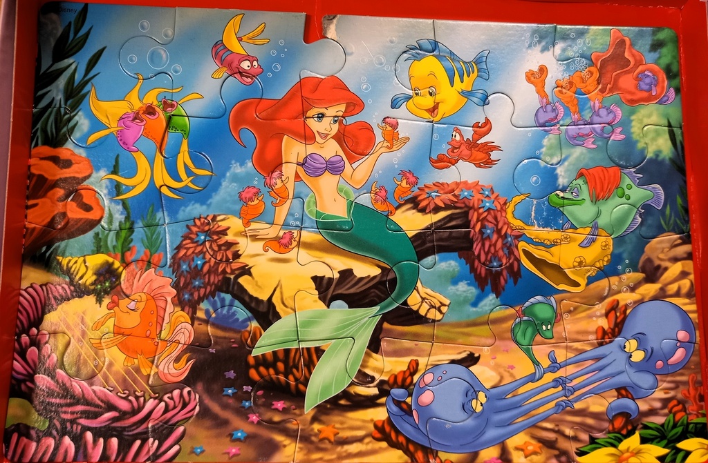Puzzle 2x20p "La petite sirène" - CLEMENTONi 
