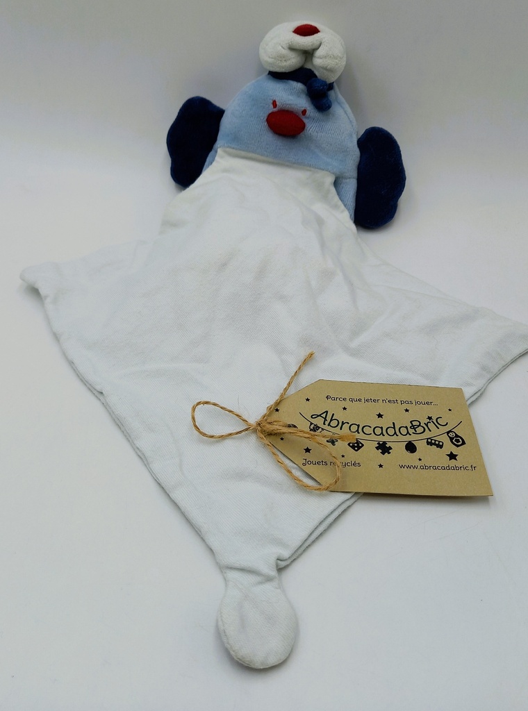 Doudou plat pingouin - SUCRE D'ORGE  