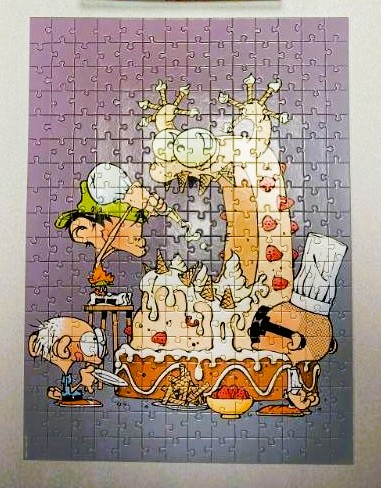 Puzzle "Kidpaddle, le gâteau d'anniversaire" 250p - NATHAN 