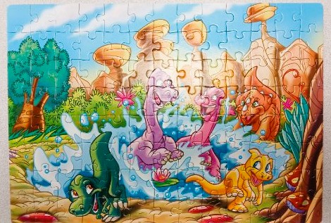 Puzzle Petit Dinosaure 100p - HAPPY PARTY PUZZLE