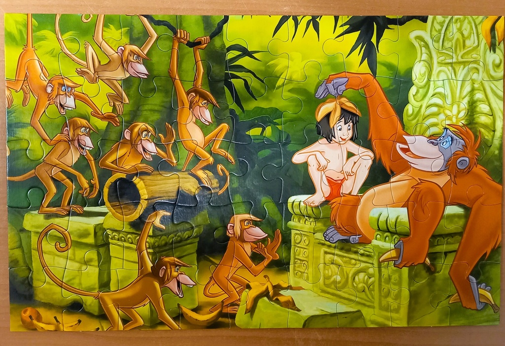 3x Puzzles Disney 32,45,60p Vintage - JUMBO