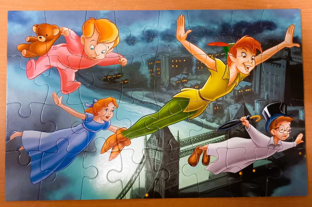 3x Puzzles Disney 32,45,60p Vintage - JUMBO