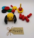 Jeu de construction chien en bois - BRiO