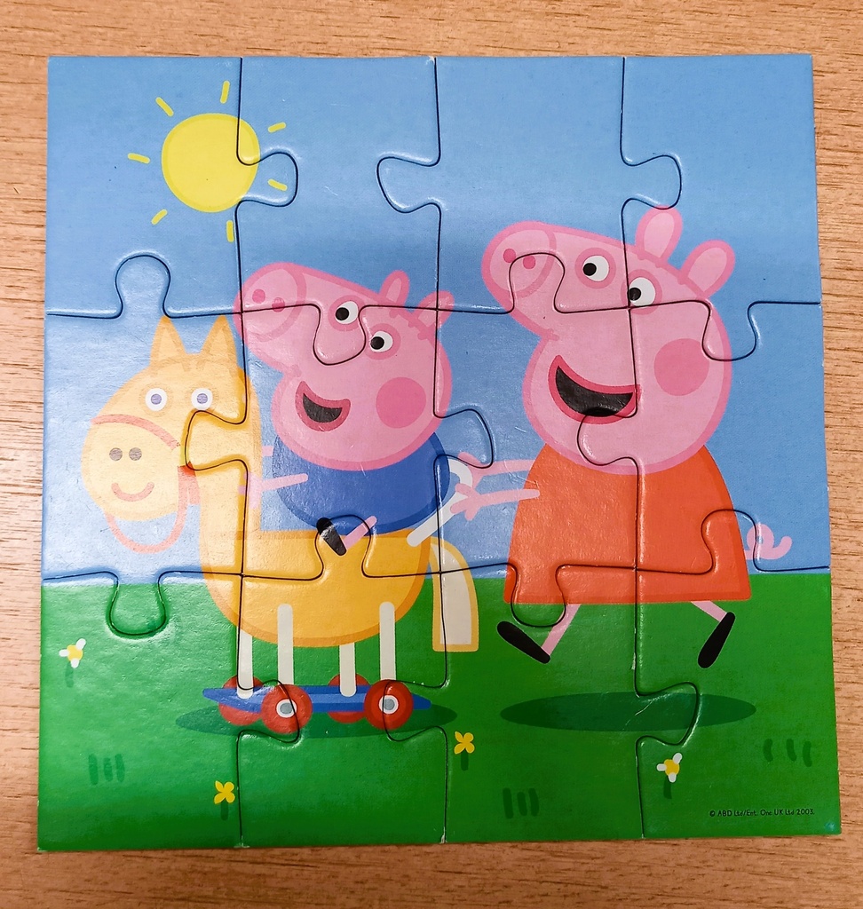 Puzzle Peppa Pig x4, 12p 16p 20p 25p - EDUCA