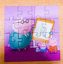 Puzzle Peppa Pig x4, 12p 16p 20p 25p - EDUCA