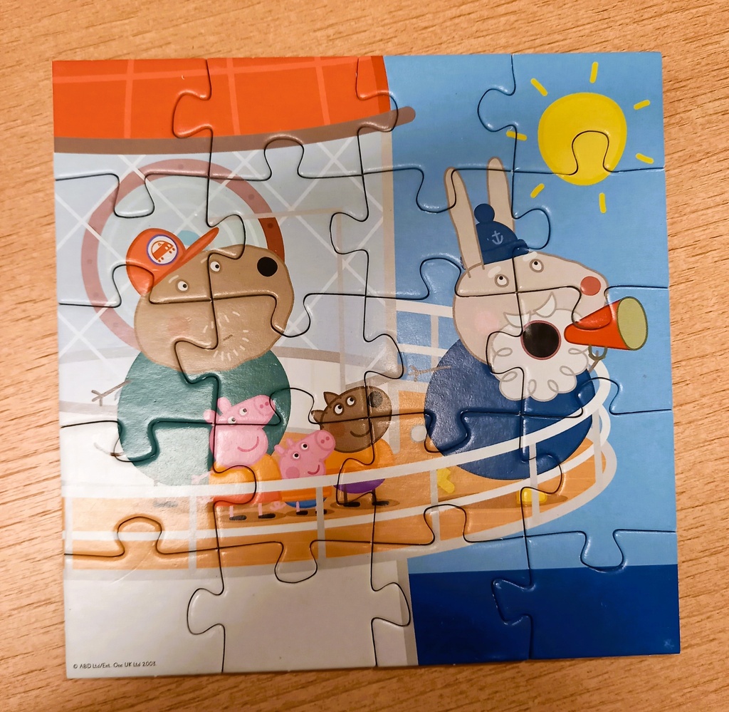 Puzzle Peppa Pig x4, 12p 16p 20p 25p - EDUCA