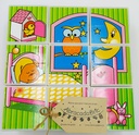 Cubes puzzle ourson