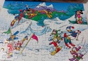 Puzzle "Mickey et cie au ski" vintage 99p - FAVORiT 