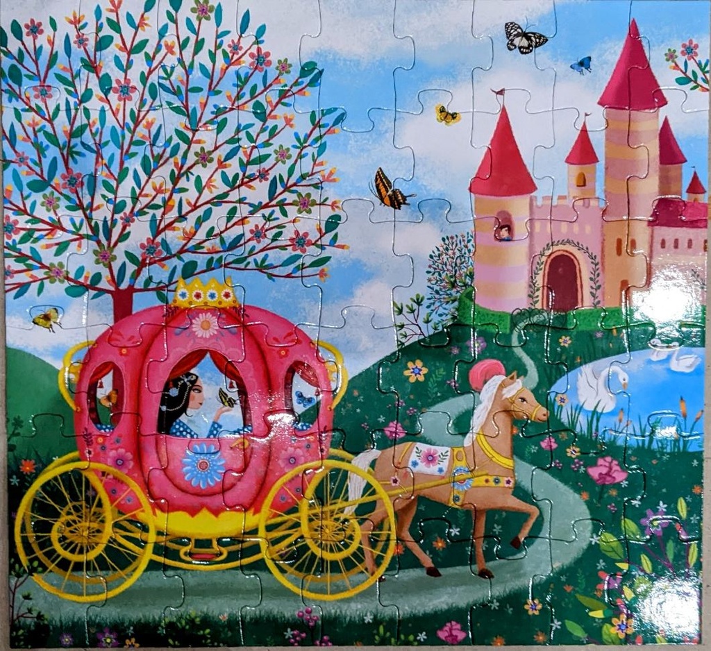 Puzzle "Le carrosse d’Élise" 54p - DJECO