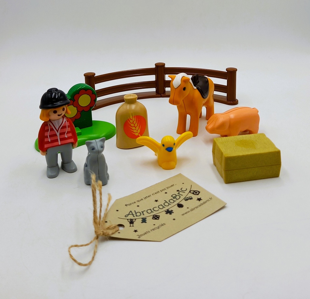 Ferme transportable - PLAYMOBiL 1 2 3  