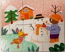 Coffret de 3 puzzles en bois, les saisons - ViLAC 