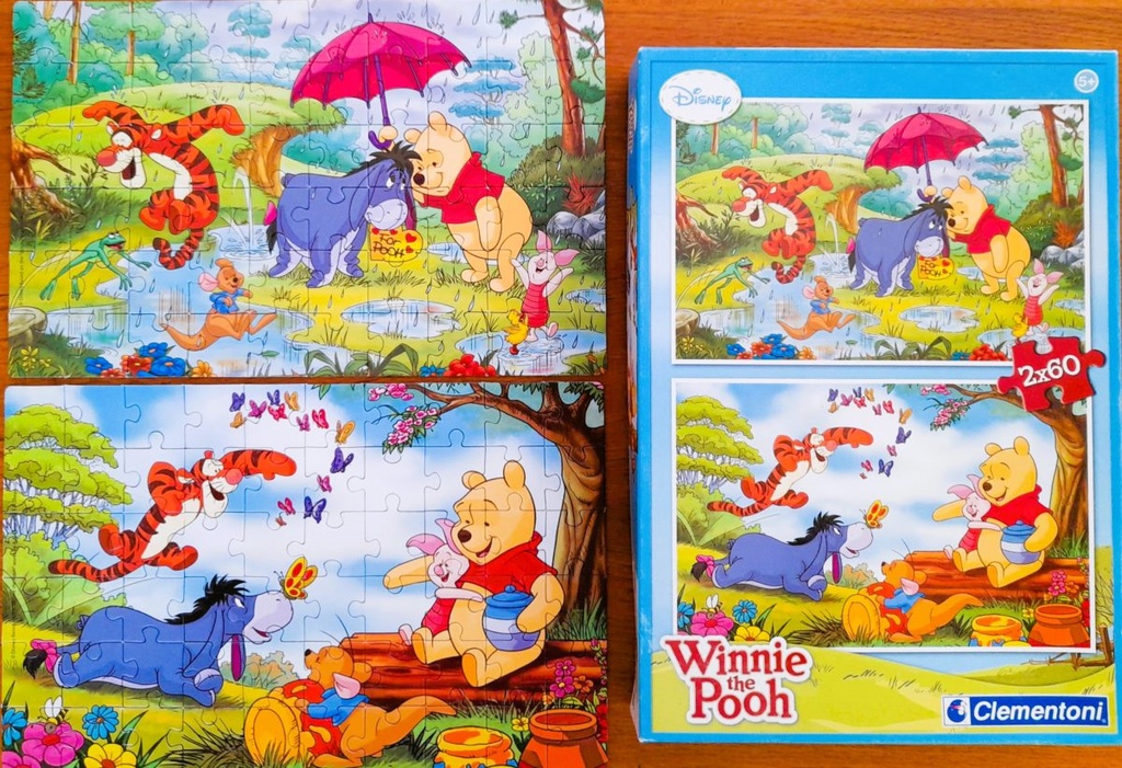 2xPuzzles Winnie l'Ourson  - CLEMENTONi