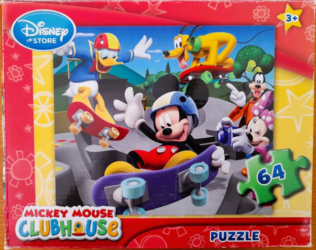 Puzzle Mickey skate 64p - DiSNEY