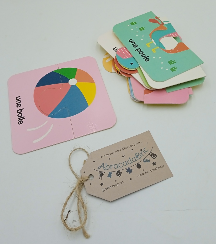 Puzzle duo animaux et objets