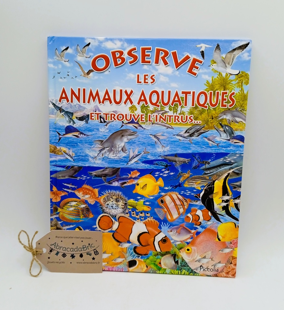 Observe les animaux aquatiques et trouve l'intrus - PiCCOLiA