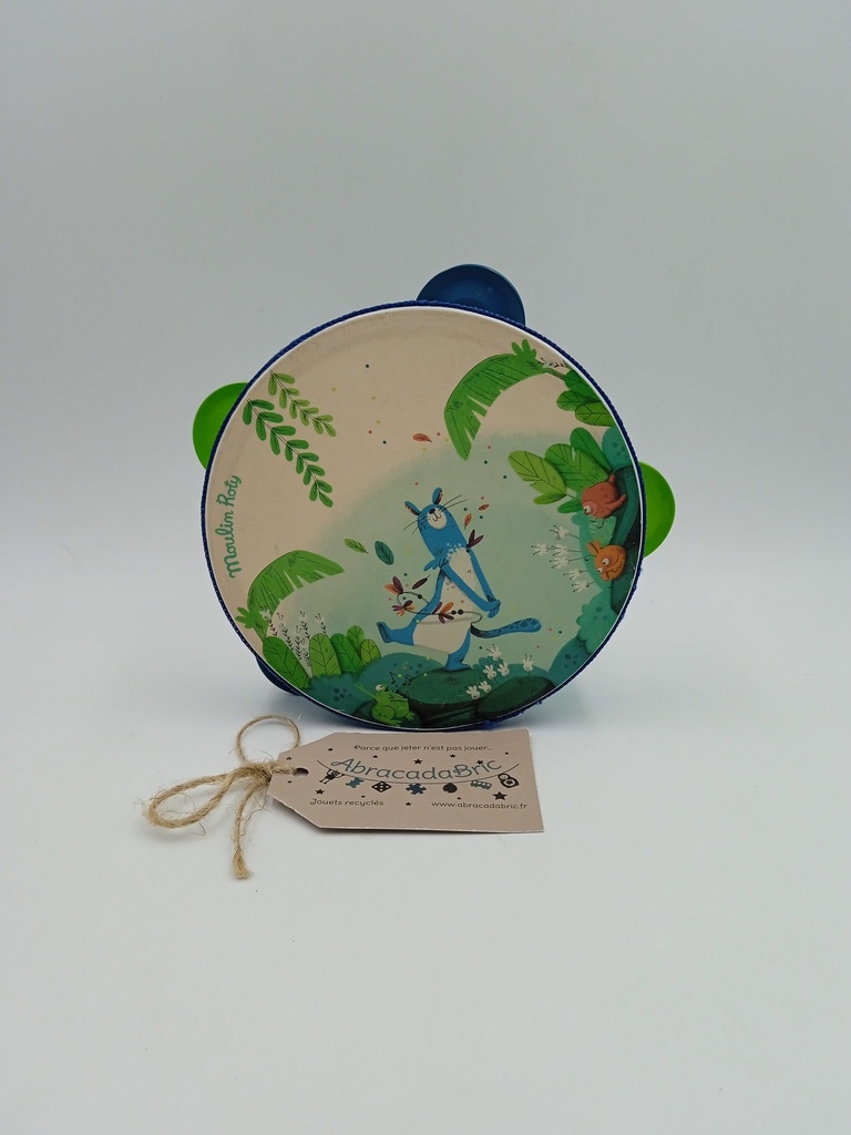 Tambourin bleu zimba - MOULiN ROTY