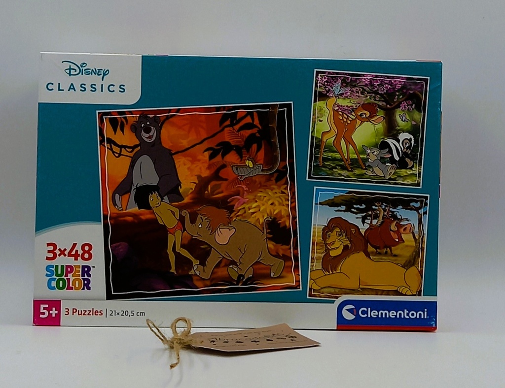 Puzzle héros Disney 3x48p - CLEMENTONi