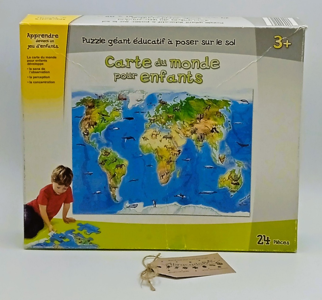 Carte du monde pour enfants
