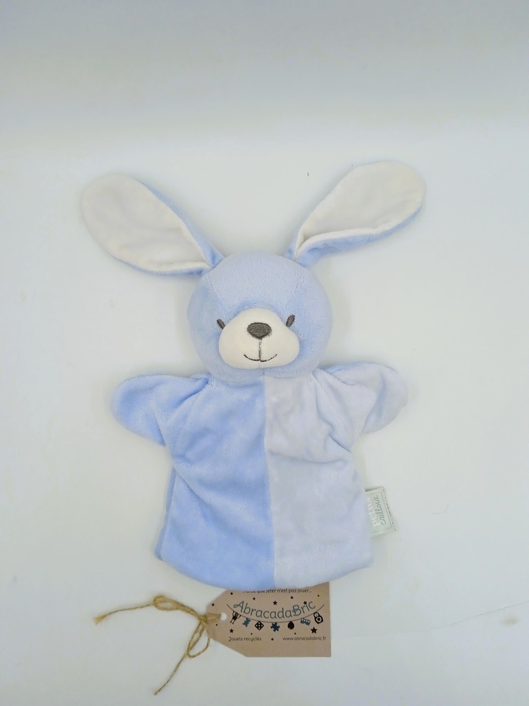 Doudou marionnette lapin 22cm - MES PETiTS CAiLLOUX
