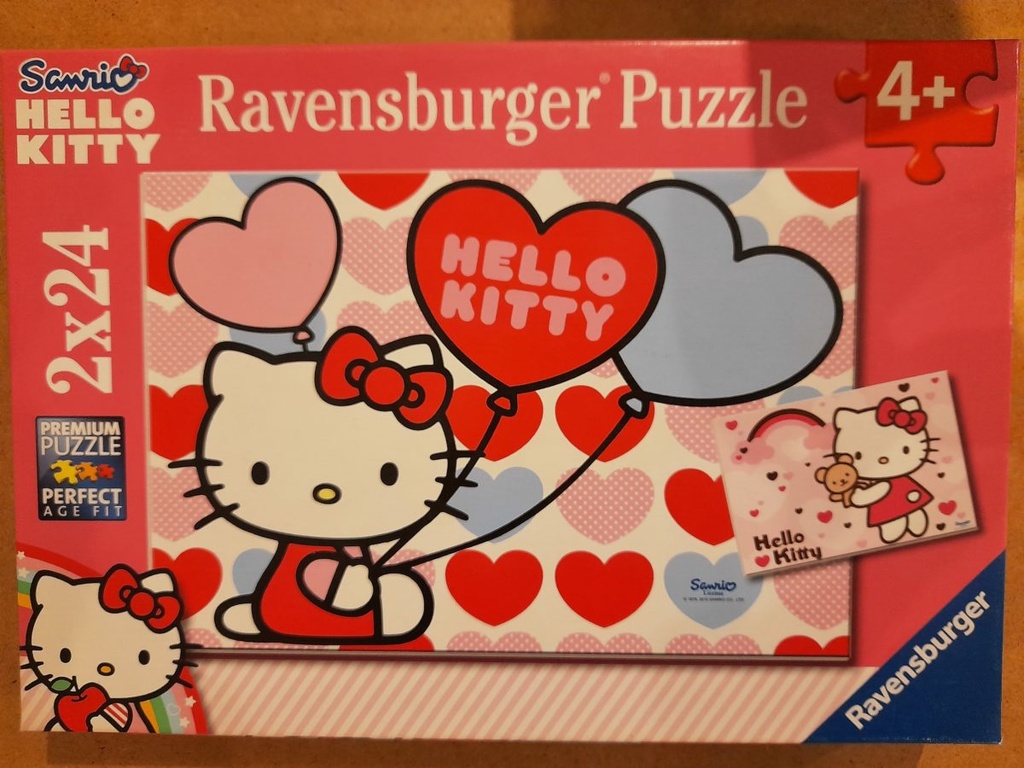 Puzzle "Hello Kitty" 2 X 24p - RAVENSBURGER