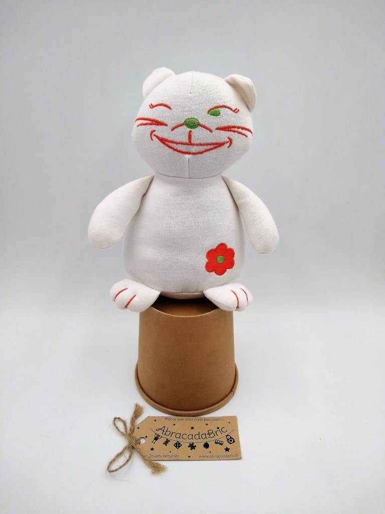 Chat blanc 15cm - TRiXERA