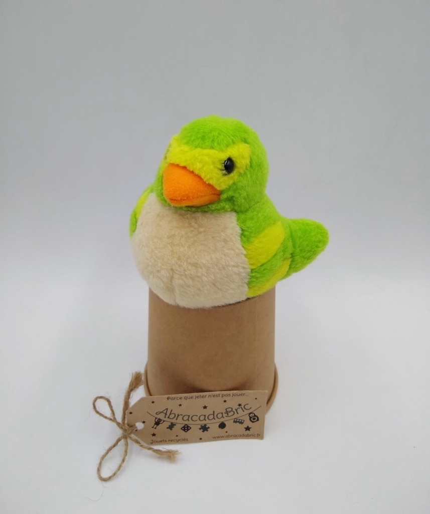 Petit oiseau vert 10cm - GiPSY