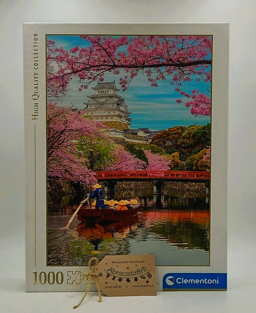 Puzzle "Himeji-Castle in spring" 1000p - CLEMENTONi